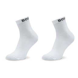 Boss 2er-Set niedrige Herrensocken Boss 50491208 White 100