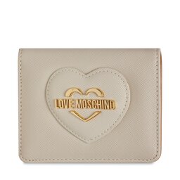 LOVE MOSCHINO Maža Moteriška Piniginė LOVE MOSCHINO JC5731PP0HKL0110 Avorio