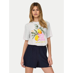 ONLY ONLY Camiseta Bilins 15320615 Blanco Regular Fit
