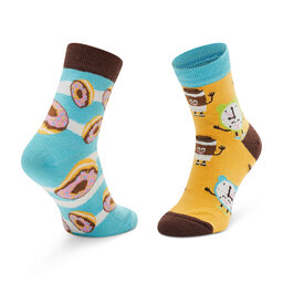 

Високі дитячі шкарпетки Todo Socks Donut Heaven Multicolor, Голубий