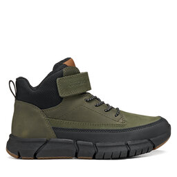 Geox Schnürschuhe Geox J Flexyper Boy J369BA 032ME C3009 M Dunkelgrün