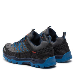 

Трекінгові черевики CMP Kids Rigel Low Trekking Kids Wp 3Q54554J Graffite-Oltremare 69UN, Сірий