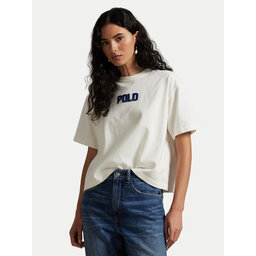 Polo Ralph Lauren Polo Ralph Lauren Camiseta 211965119001 Écru Oversize