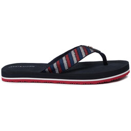 

В'єтнамки Tommy Hilfiger Flat Beach Sandal Classic FW0FW04385 Midnight 403, Cиній