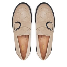 

Туфлі Clarks Splend Penny 26176807 Ivory Leather, Бежевий
