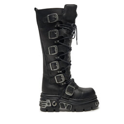 NEW ROCK Šņorzābaki NEW ROCK M-272-S1 Melns