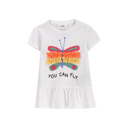 Coccodrillo Coccodrillo Camiseta WC5143201TGN Blanco Regular Fit