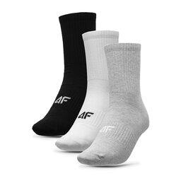 4F 3 pares de calcetines altos para hombre 4F 4FAW23USOCM205 90S
