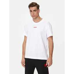 HUGO HUGO Camiseta Linked 50518646 Blanco Relaxed Fit