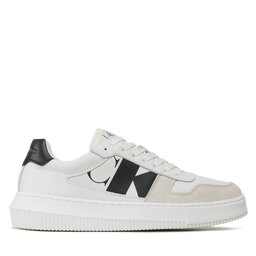 

Снікерcи Calvin Klein Jeans Chunky Cupsole Low Lace Mod Vint YM0YM00703 Bright White/Creamy White/Black ACF, Білий