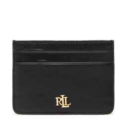 LAUREN RALPH LAUREN Etui na karty kredytowe Lauren Ralph Lauren Slim Card 432876732001 Czarny