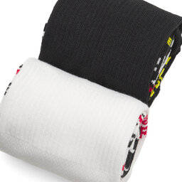 

Набір з 2 пар високих шкарпеток unisex Reebok Jul Crew Sock HI3894 Mix, Чорний
