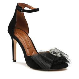 Kurt Geiger Sandály Kurt Geiger 225-Kensington Bow Sandal 9989100209 Black