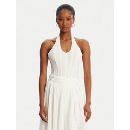 BARDOT BARDOT Body Trey Halter Neck 60030TB Fehér Slim Fit
