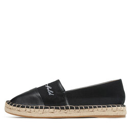 

Еспадрильї KARL LAGERFELD KL80123 Black Lthr & Textile, Чорний