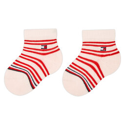 

Набір 2 пар високих дитячих шкарпеток Tommy Hilfiger 701222671 Pink/Multicolor 015, Рожевий
