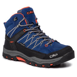 CMP Παπούτσια πεζοπορίας CMP Kids Rigel Mid Trekking Shoes Wp 3Q12944J Marine/Tango 05MD