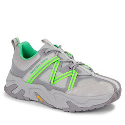 

Снікерcи Calvin Klein Jeans Chunky Runner Vibram Refl YM0YM00771 Formal Gray/Stormfront/Island Green 0IT, Сірий