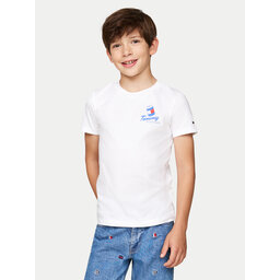 Tommy Hilfiger Tommy Hilfiger T-Shirt KB0KB09281 Weiß Regular Fit