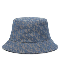 Calvin Klein Klobouk Calvin Klein Logo Jacquard Bucket Hat LV04K5059G Modrá