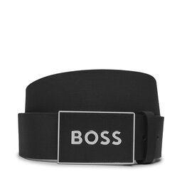 BOSS Pánský pásek Boss Icon-S1 Sz40 50471333 Černá