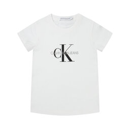Calvin Klein Jeans Calvin Klein Jeans T-Shirt Monogram Logo IU0IU00068 Λευκό Regular Fit