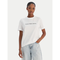 Calvin Klein Jeans Calvin Klein Jeans T-Shirt A- Inst. Logo Classic LV047C912G Weiß Regular Fit