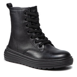 Geox Kozačky Geox J Phaolae G. A J16ETA 00085 C9999 M Black