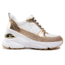 

Снікерcи MICHAEL Michael Kors Mickey Trainer 43R1MKFS3D Opt/Gold, Білий