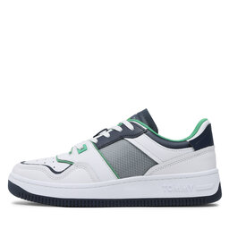

Снікерcи Tommy Jeans Basket Mesh EM0EM01166 Coastal Green LY3, Білий