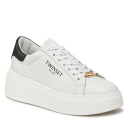 

Снікерcи TWINSET 241TCP050 Bic.Ottico/Ner 01870, Білий