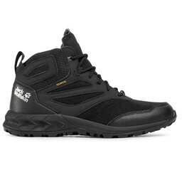 

Трекінгові черевики Jack Wolfskin Woodland Texapore Mid M 4039201 Black, Чорний