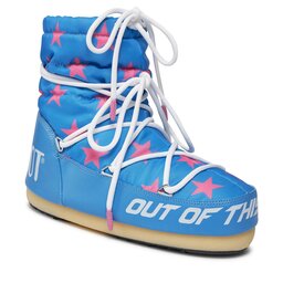 Moon Boot Schneeschuhe Moon Boot Light Low Stars 14601700001 Alaskan Blue / Pink 001