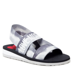 LOVE MOSCHINO Sandały LOVE MOSCHINO JA16033G0EJN500A Grig/Nero