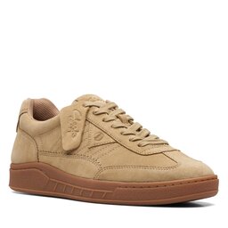 Clarks Pusbačiai Clarks CraftRally Ace Dark Sand