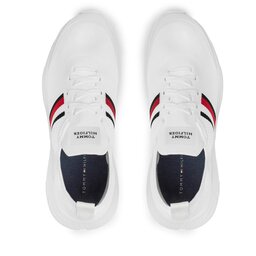 

Снікерcи Tommy Hilfiger Modern Runner Knit Stripes Ess FM0FM04798 White YBS, Білий