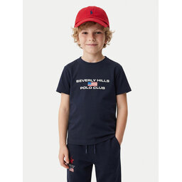 Beverly Hills Polo Club Beverly Hills Polo Club T-Shirt P-SS26B-TS0132 Dunkelblau Regular Fit