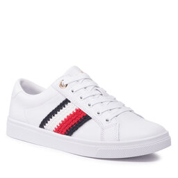 Tommy Hilfiger Tenisice Tommy Hilfiger Corporate Cupsole Sneaker FW0FW06457 White YBR