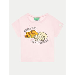 United Colors Of Benetton United Colors Of Benetton Футболка 3I1XG10GS Рожевий Regular Fit