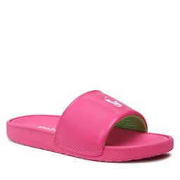Polo Ralph Lauren Pantoletten Polo Ralph Lauren Cayson Ii RF103976 Baja Pink Textured Sport PU/Citron Mesh w/ White PP