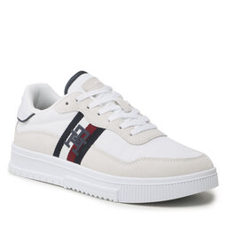 Tommy Hilfiger Сникърси Tommy Hilfiger Supercup Mix FM0FM04585 White YBS