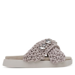 Inuikii Pantoletten Inuikii Woven Stones 70104-106 Grau