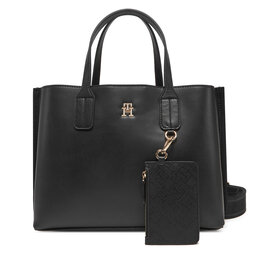 Tommy Hilfiger Τσάντα Tommy Hilfiger Th Distinct Mini Tote AW0AW17192 Μαύρο