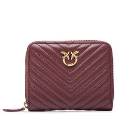 Pinko Didelė Moteriška Piniginė Pinko Taylor Zip Around AI 23-24 PCPL 100249 A0GK Ribes Intenso WW5Q