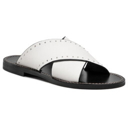 TWINSET Klapki TWINSET Ciabattina 211TCT052 Neve 00282