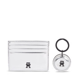 Tommy Hilfiger Kit de regalo Tommy Hilfiger Imd Cc Holder And Key Fob AM0AM11633PE6 Silver PE6