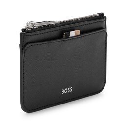 

Мале Чоловіче Портмоне Boss Zair Card Hold Zip 50499278 Black 001, Чорний