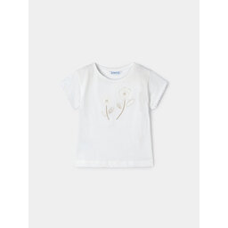 Mayoral Mayoral T-Shirt 3083 Εκρού Regular Fit