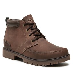 Clarks Pohodni čevlji Clarks Rossdale Mid 261734537 Brown Warmlined Leather
