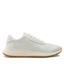 

Снікерcи Clarks DashLite Lo 261677824 White Leather, Білий